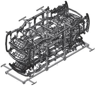  車架周轉料架